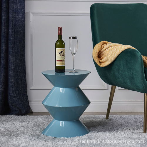 Fiberglass tea small cesar side table gloss table